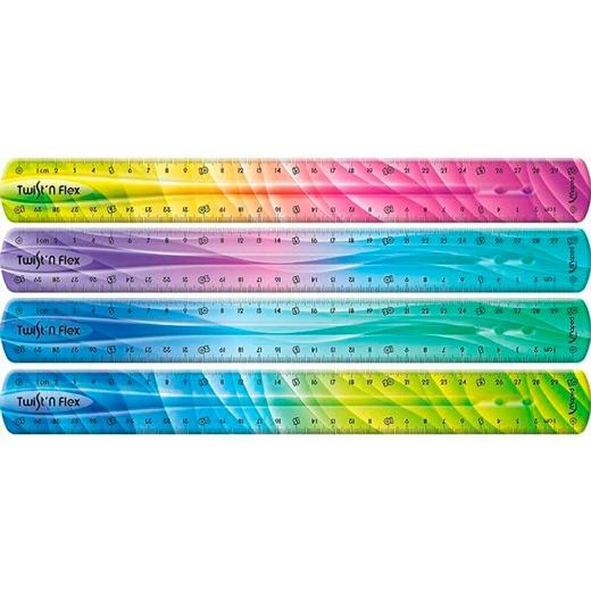 Seti di righelli Maped Twist'n Flex 30 cm 20 Unità